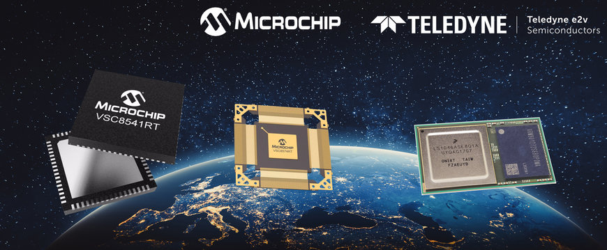 Teledyne e2v Develops Space Computing Reference Design featuring Microchip’s Radiation-Tolerant Gigabit Ethernet PHYs